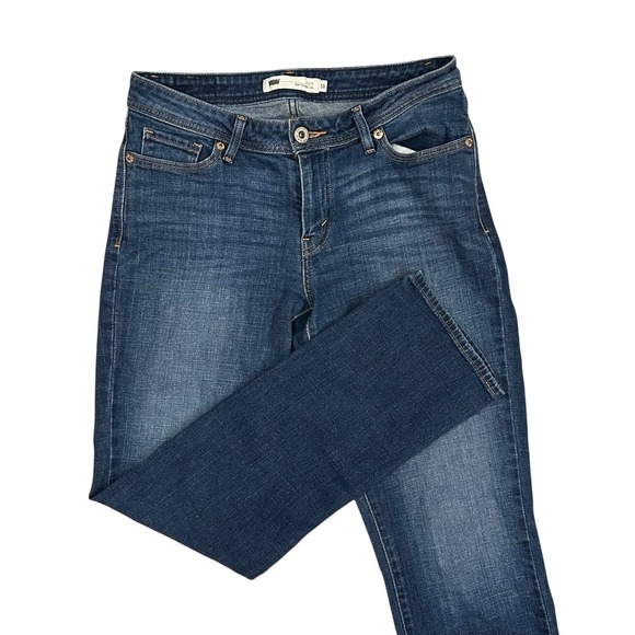 Levis 529 Curvy Straight Leg Jeans Women's 10 Blue‎ Denim 30X32 Stretch - Picture 1 of 11